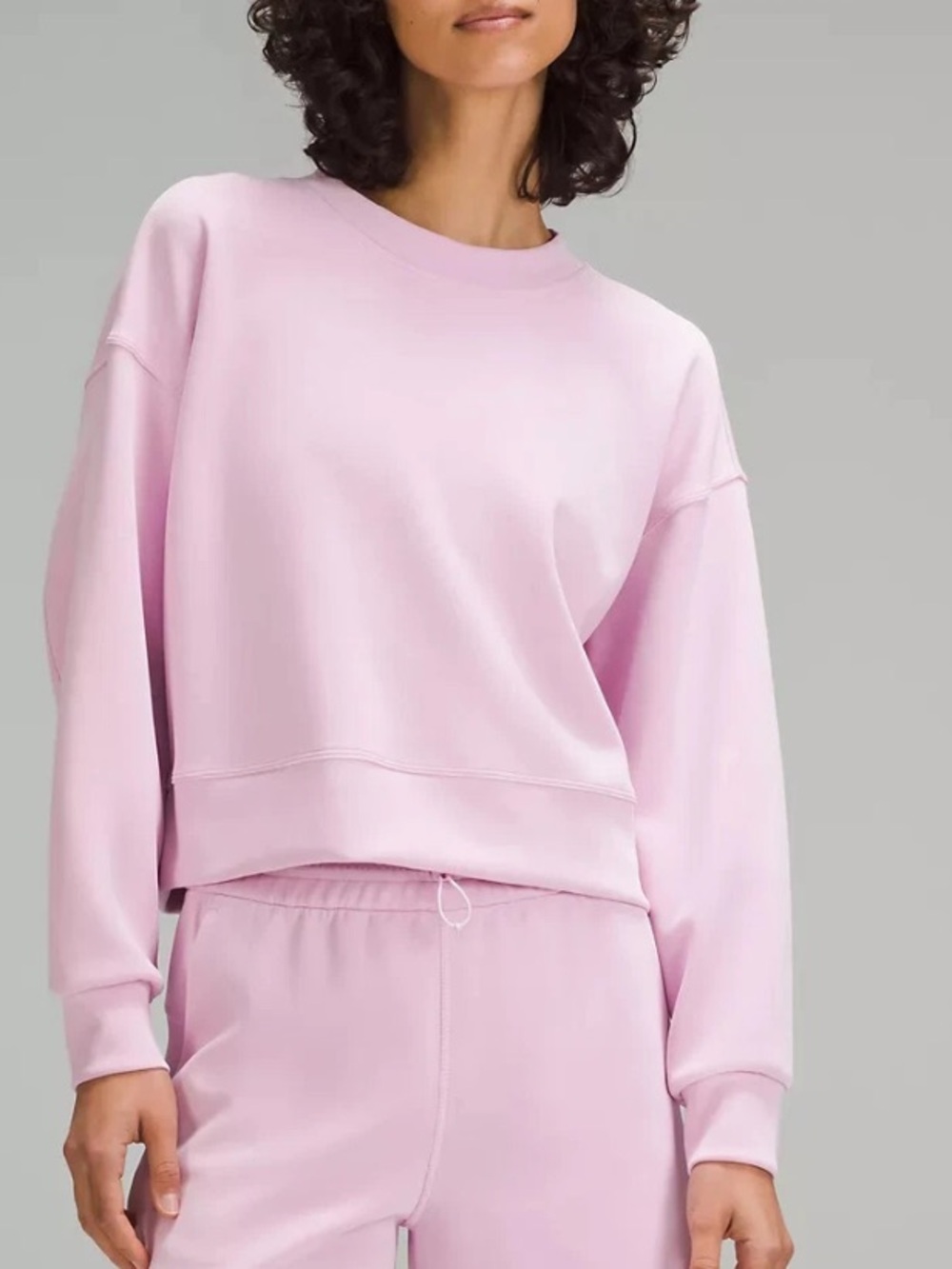 LULULEMON SOFTSTREME CROPPED HOODIE pink 10
